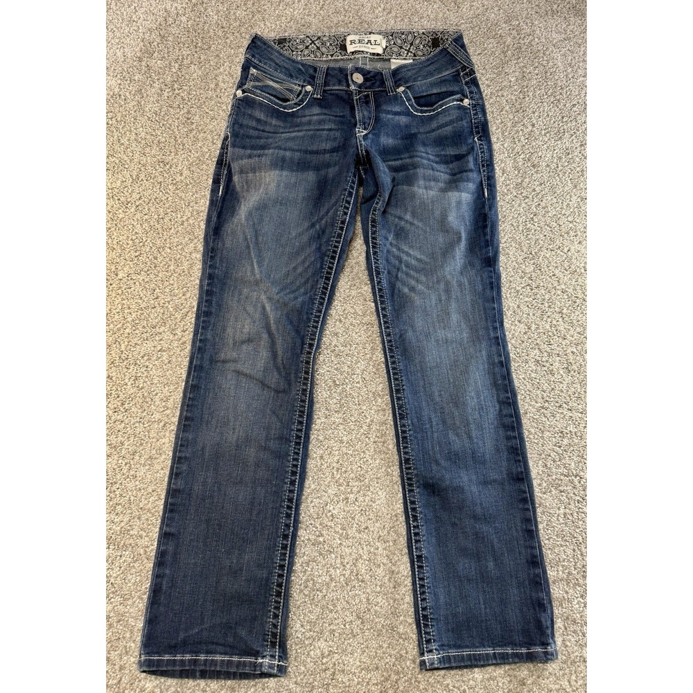 Ariat Real Denim Dresden Mid Rise Straight Size 29s 29 Short Womens Tag Jeans